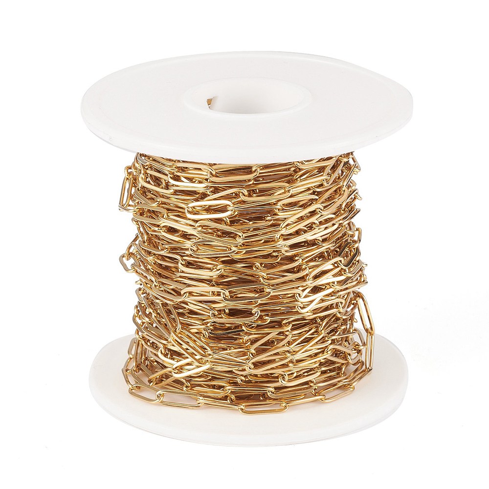Chain Roll Cable - About 32.8 Feet(10m)/roll Ion Plating(IP) 304