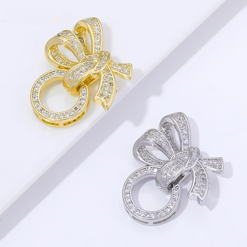 Jewelry Making Articles - 18K Gold Plated Pearl Clasps Connectors
