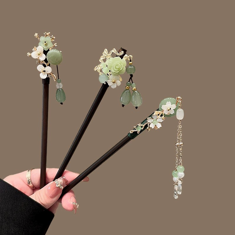 Jewelry Making Adults - Antique Wooden Hairpin Women's Elegant Hair