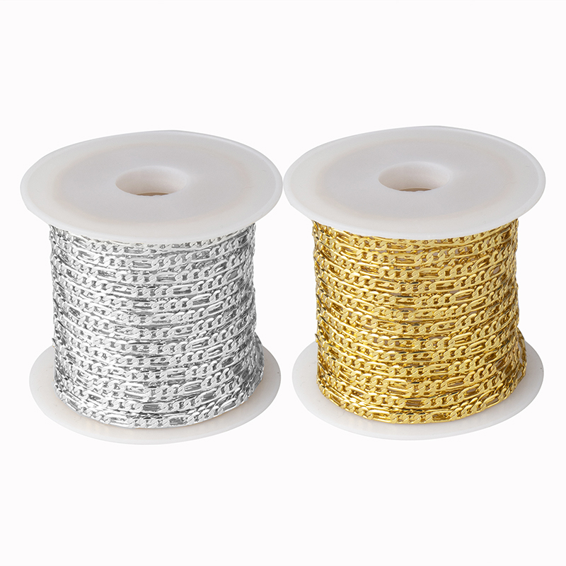 Chain Roll Cable - SAUVOO 5Meters/Roll Chain Ultra-thin 2.5/3.3mm Width