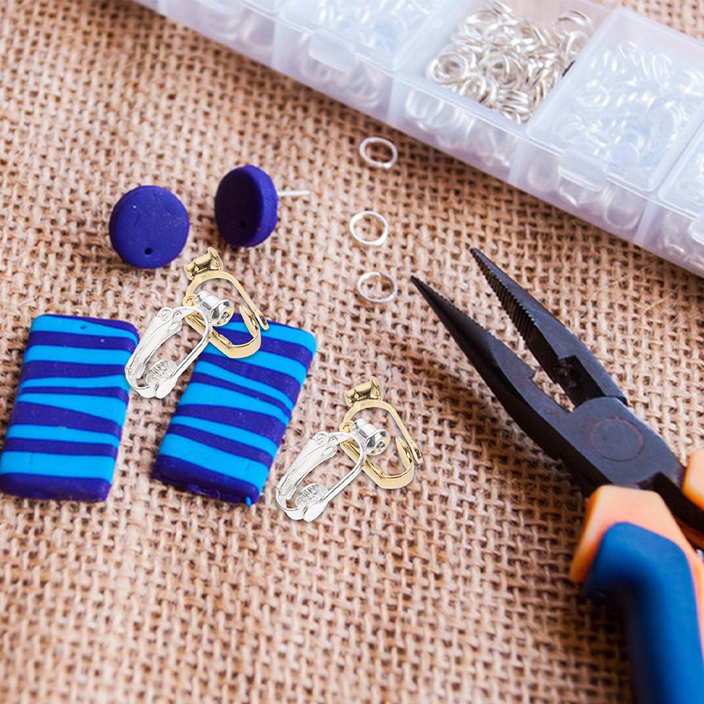 Jewelry Making Adults - 40Pcs Earring Clip Converter Non Pierced