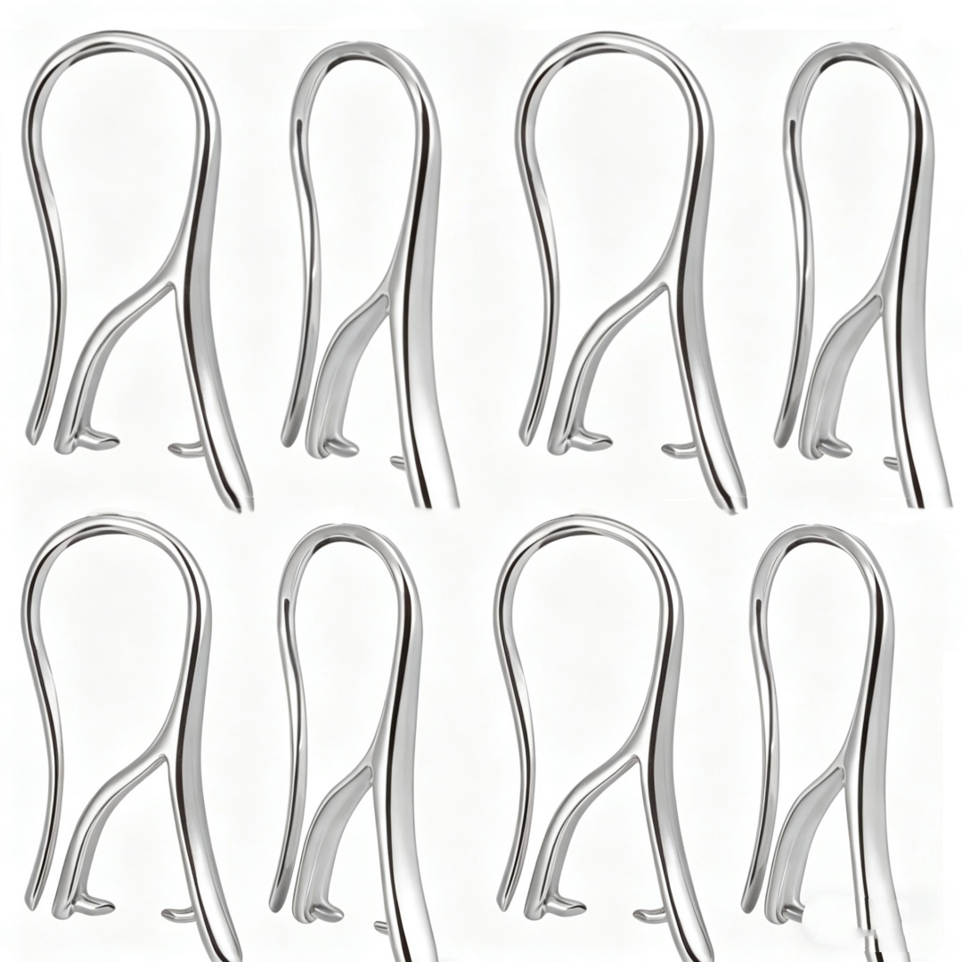 10/30Pcs White with Pinch Bail - Jewelry Making Wire ulasan dan harga