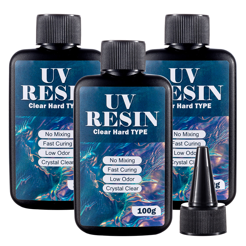 100/200/300g UV Resin Hard Typ - Jewelry Making Uv Resin Kit ulasan dan harga