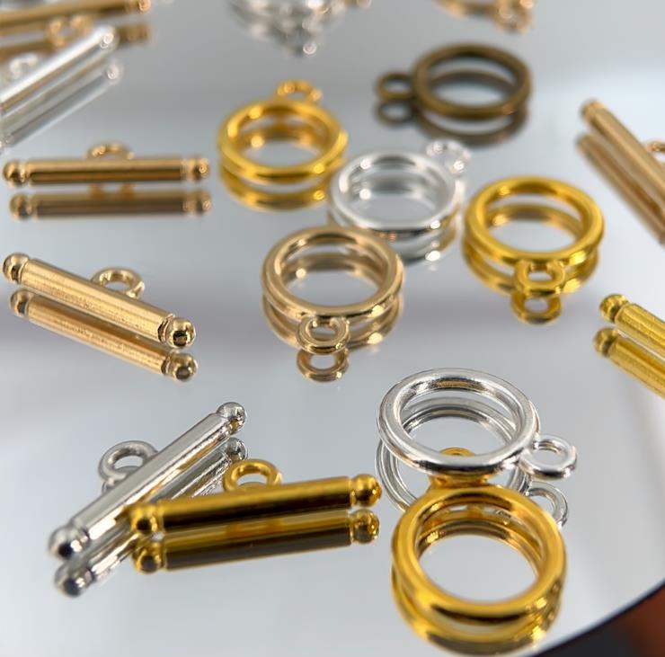 10Sets/lot Metal OT Clasps Con - Jewelry Making Articles ulasan dan harga