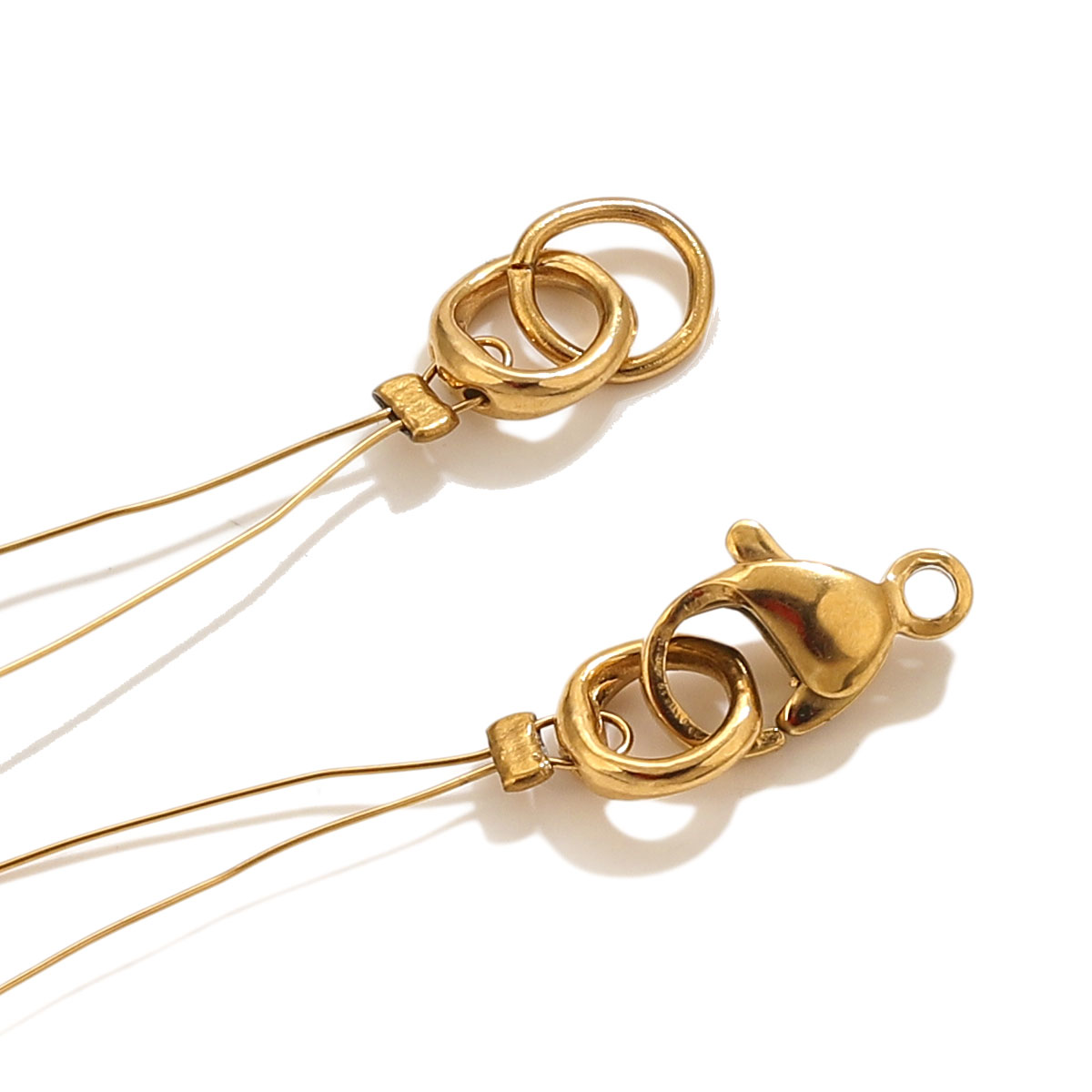 20pcs Stainless Steel Clasps E - Jewelry Making Articles ulasan dan harga