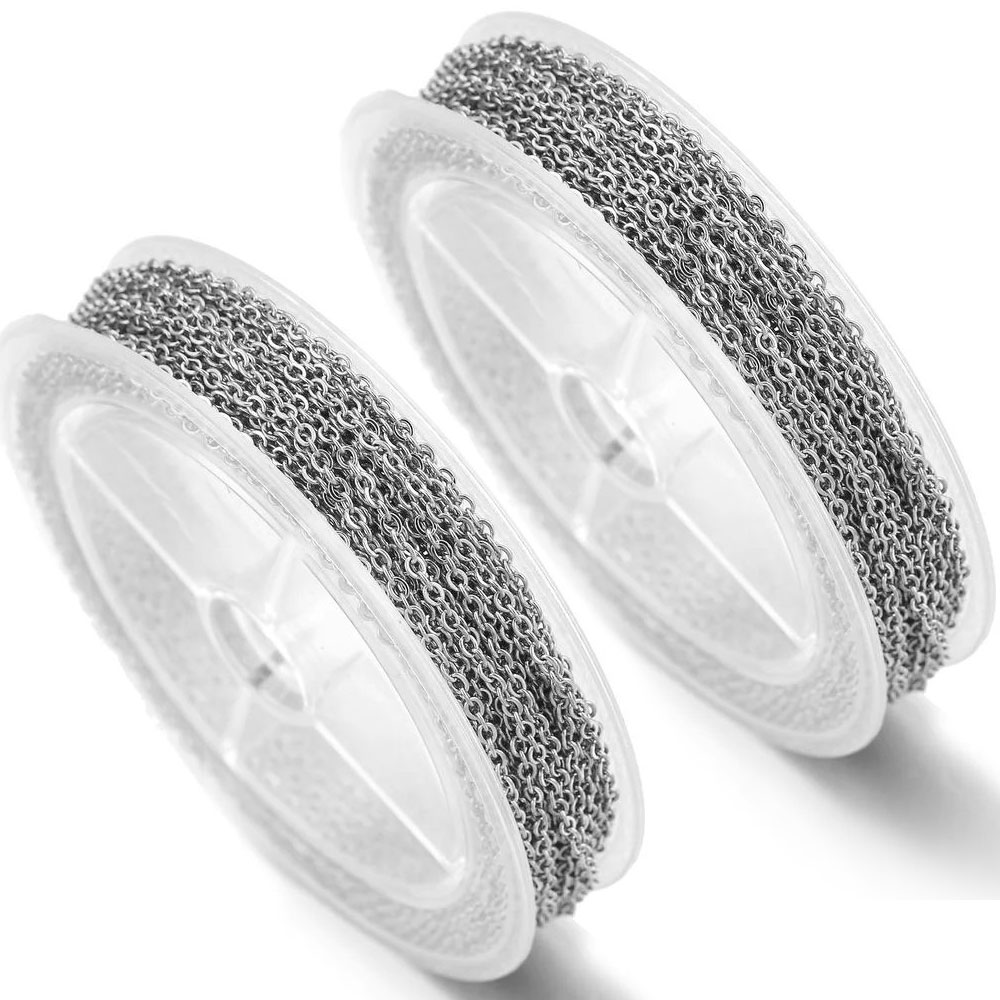 10m/roll No Fade Stainless Ste - Chain Roll Cable ulasan dan harga