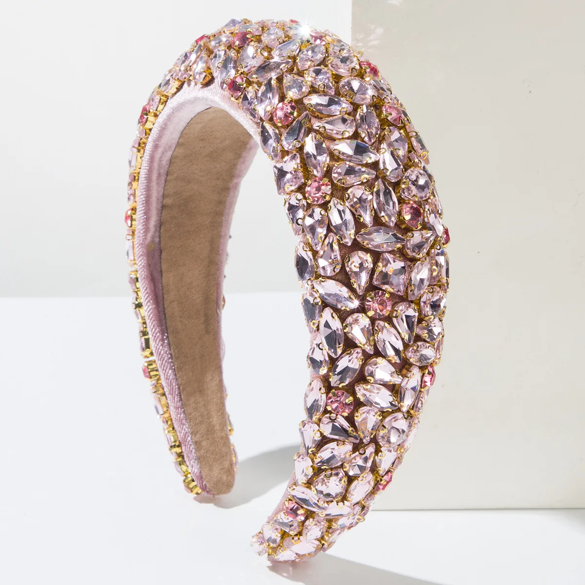 Luxury Crystal Beaded Headband - Jewelry Making Adults ulasan dan harga