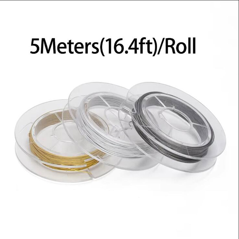 5M/roll 7-Strand Bead String W - Jewelry Making Wire ulasan dan harga