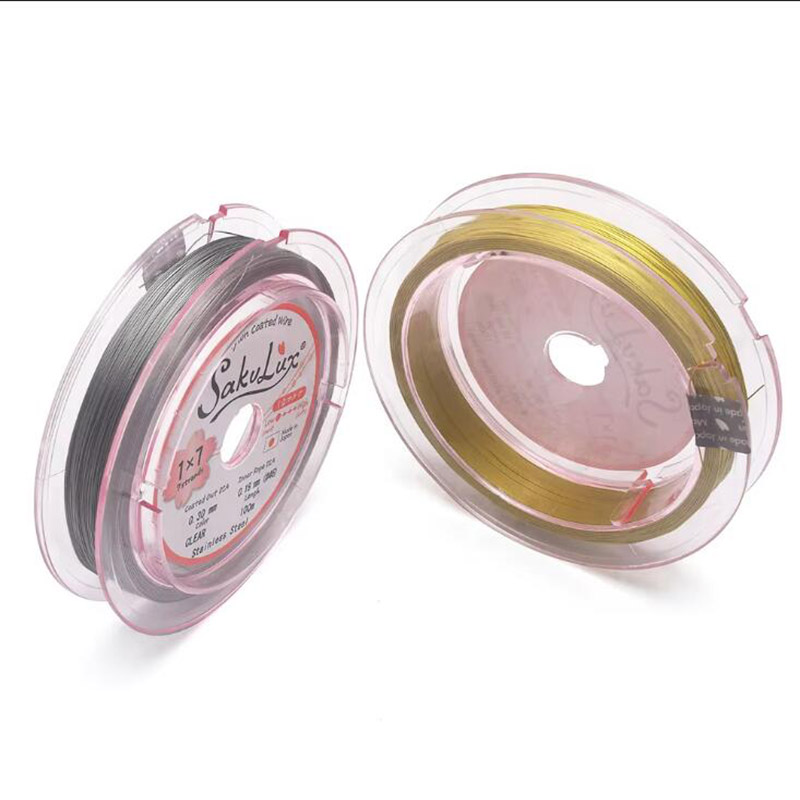5M/roll 7-Strand Bead String W - Jewelry Making Wire ulasan dan harga
