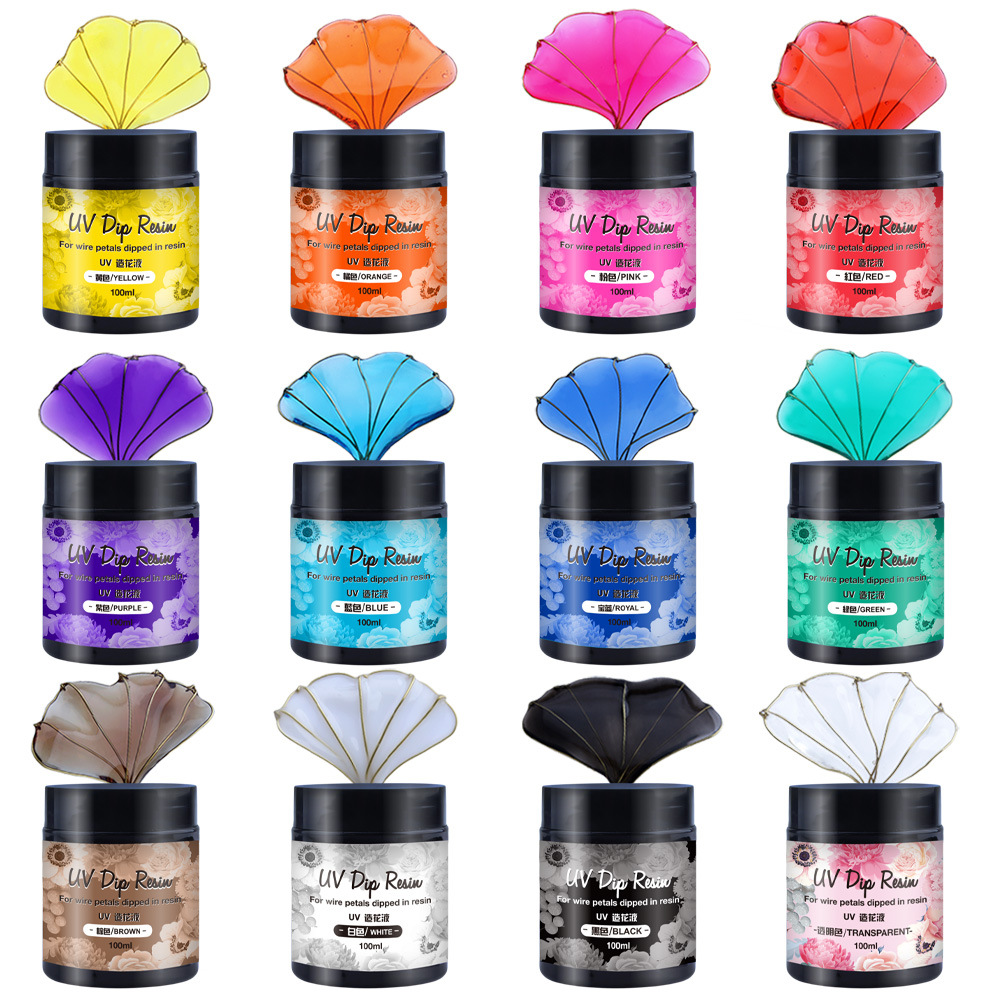 40/100ml UV DIP RESIN High Tra - Jewelry Making Uv Resin Kit ulasan dan harga