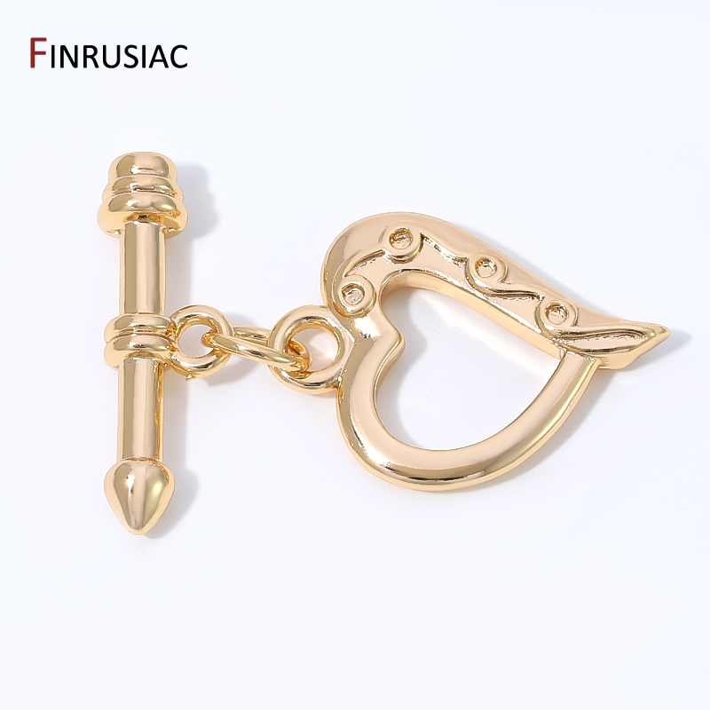 14K Gold Plated Brass Heart Sh - Jewelry Making Articles ulasan dan harga