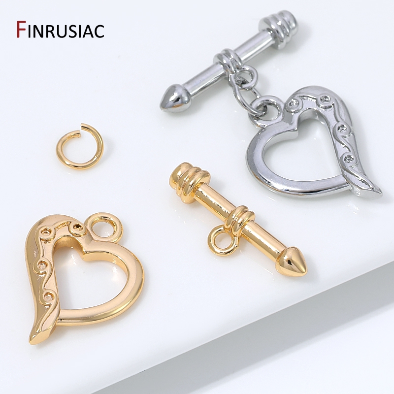 14K Gold Plated Brass Heart Sh - Jewelry Making Articles ulasan dan harga