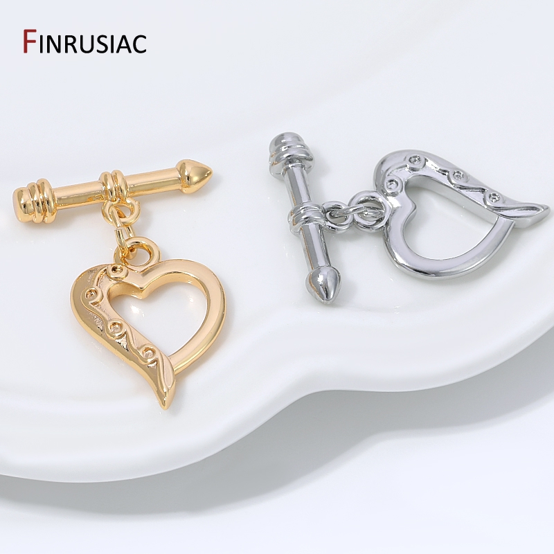 14K Gold Plated Brass Heart Sh - Jewelry Making Articles ulasan dan harga