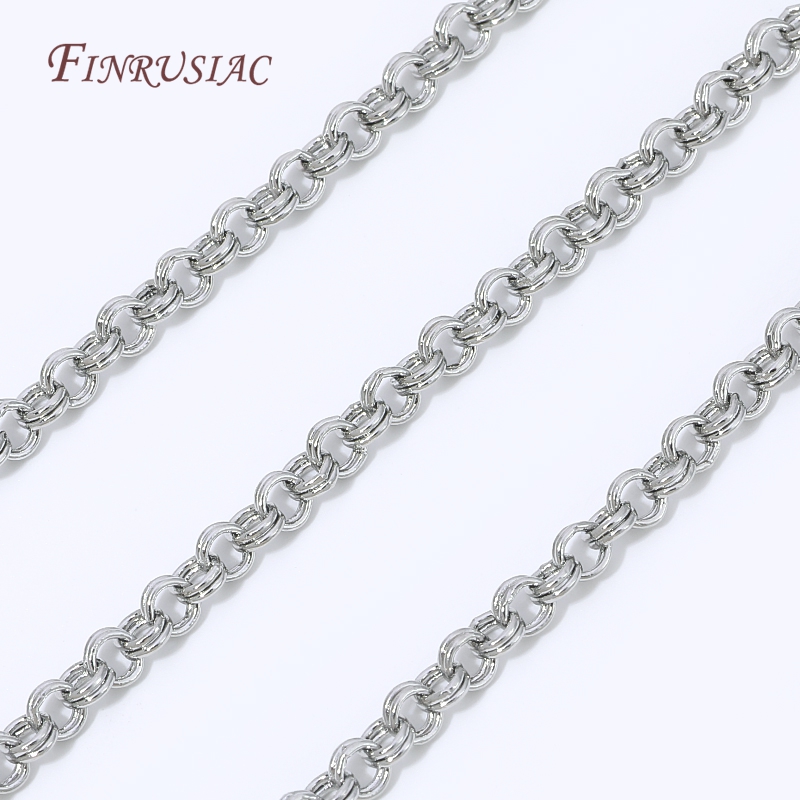 18K Gold Plated Brass O Link C - Chain Roll Cable ulasan dan harga