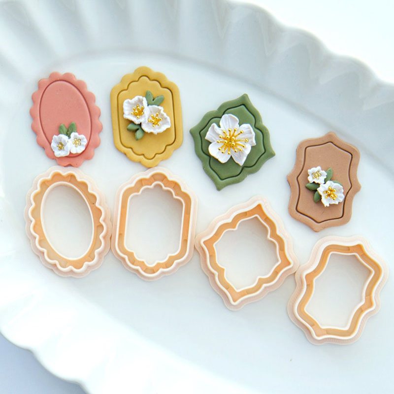 Frame Shape Polymer Clay Cutte - Jewelry Making Hand Tools ulasan dan harga