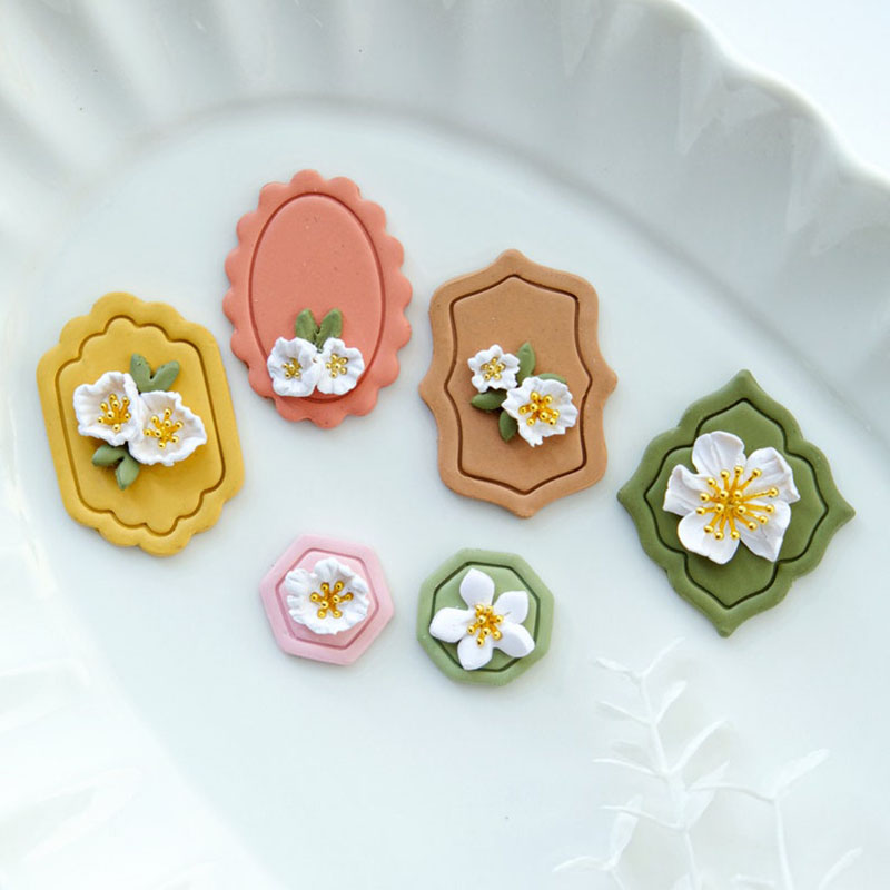 Frame Shape Polymer Clay Cutte - Jewelry Making Hand Tools ulasan dan harga