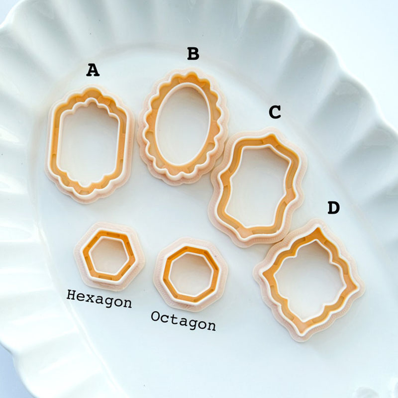 Frame Shape Polymer Clay Cutte - Jewelry Making Hand Tools ulasan dan harga