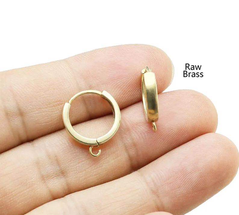 10pcs Brass Ear Hoops, Leverba - Jewelry Making Wire ulasan dan harga
