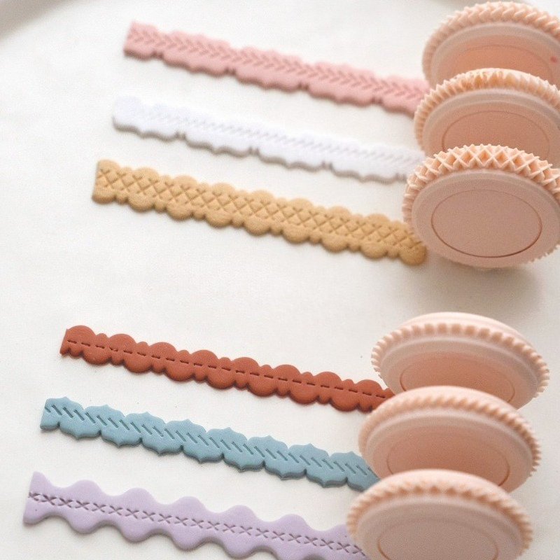 6pcs Polymer Clay Lace Texture - Jewelry Making Hand Tools ulasan dan harga