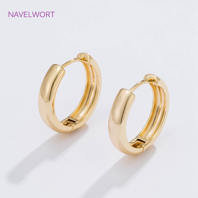 6 Sizes Gold Plated Circle Hoo - Jewelry Making Articles ulasan dan harga