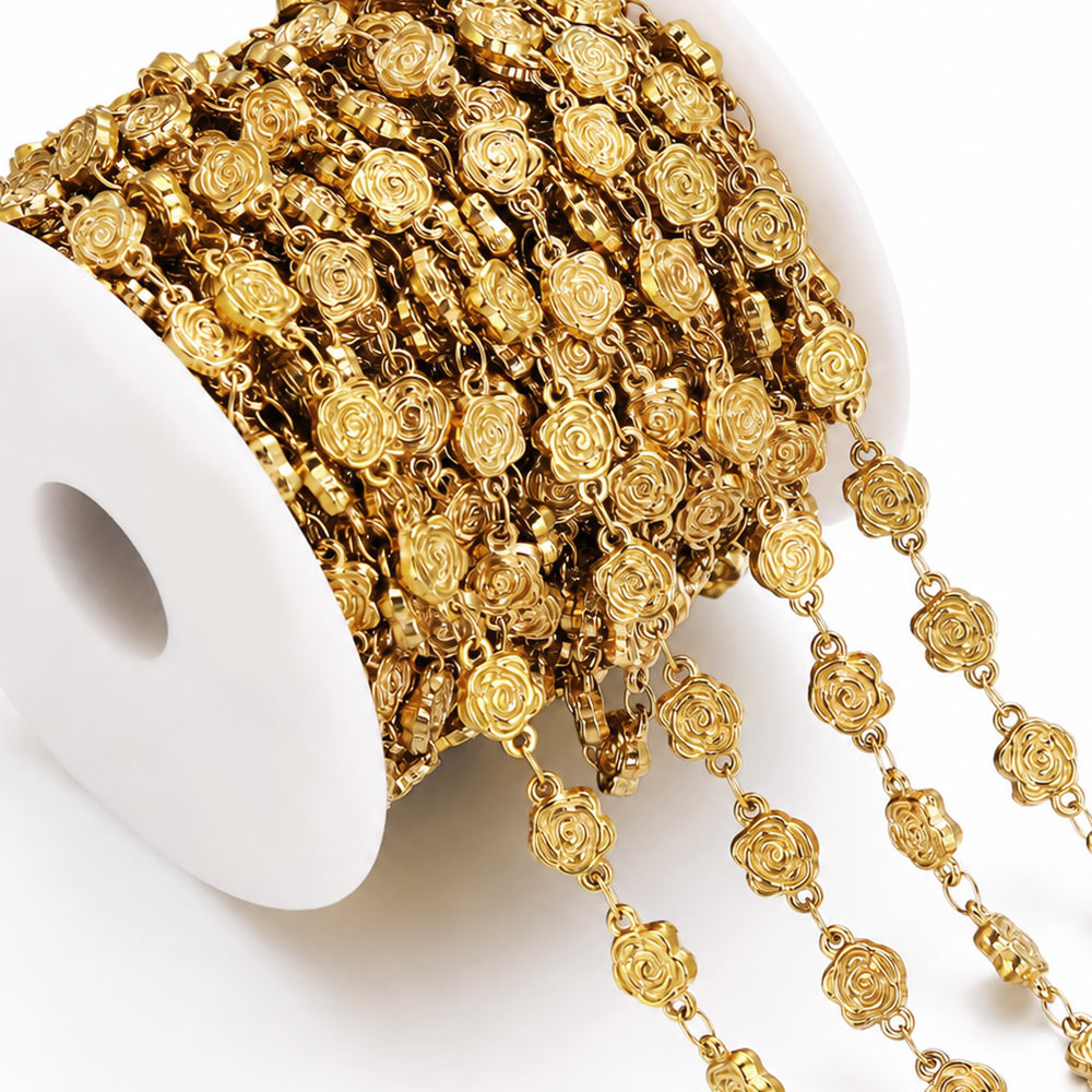 1M Stainless Steel Textured Ro - Chain Roll Cable ulasan dan harga