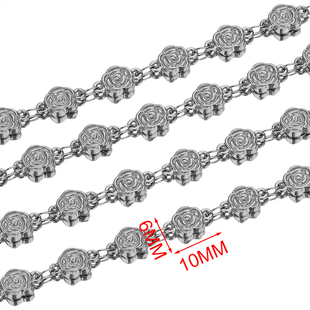 1M Stainless Steel Textured Ro - Chain Roll Cable ulasan dan harga