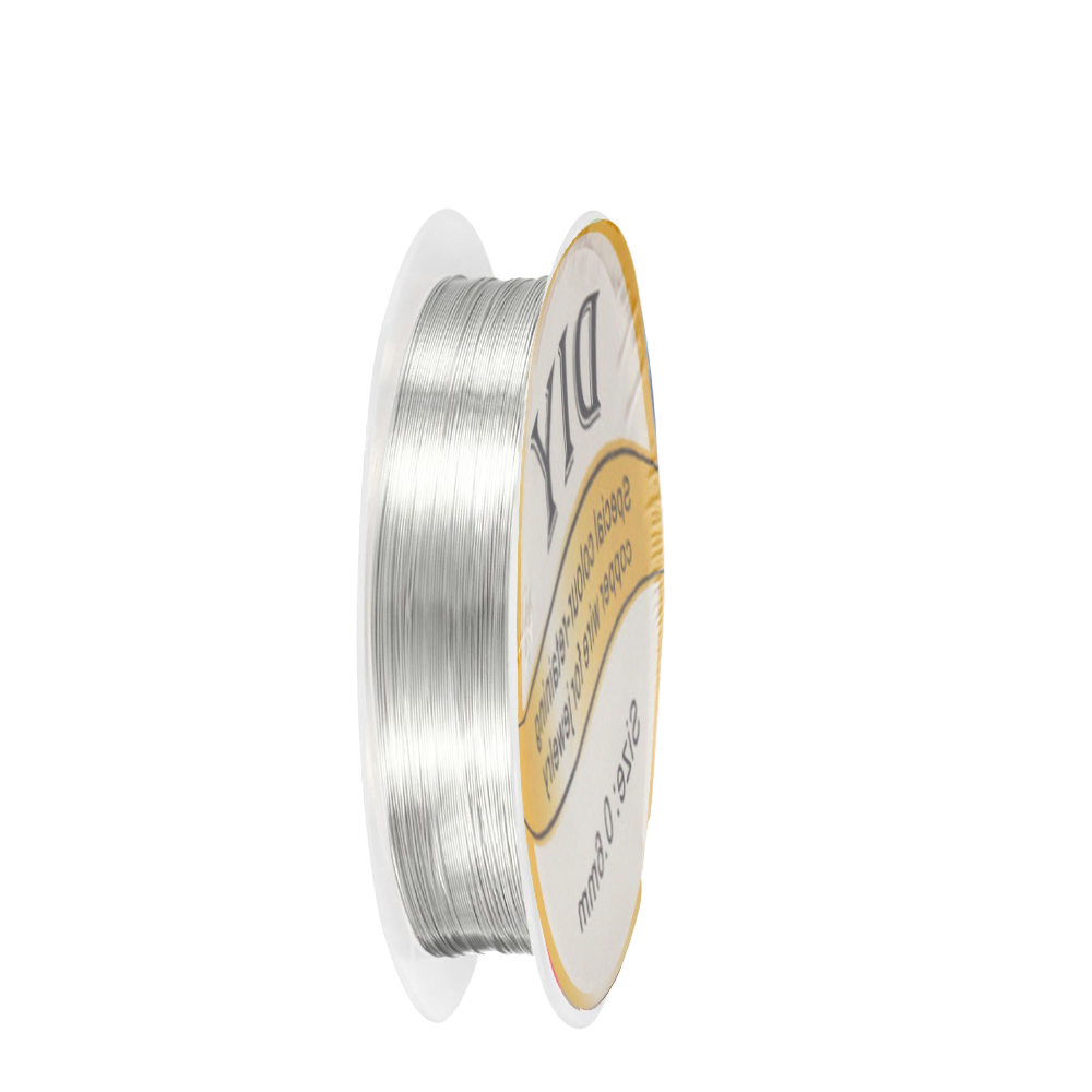 1Roll Silver Copper Wire 0.3/0 - Jewelry Making Wire ulasan dan harga