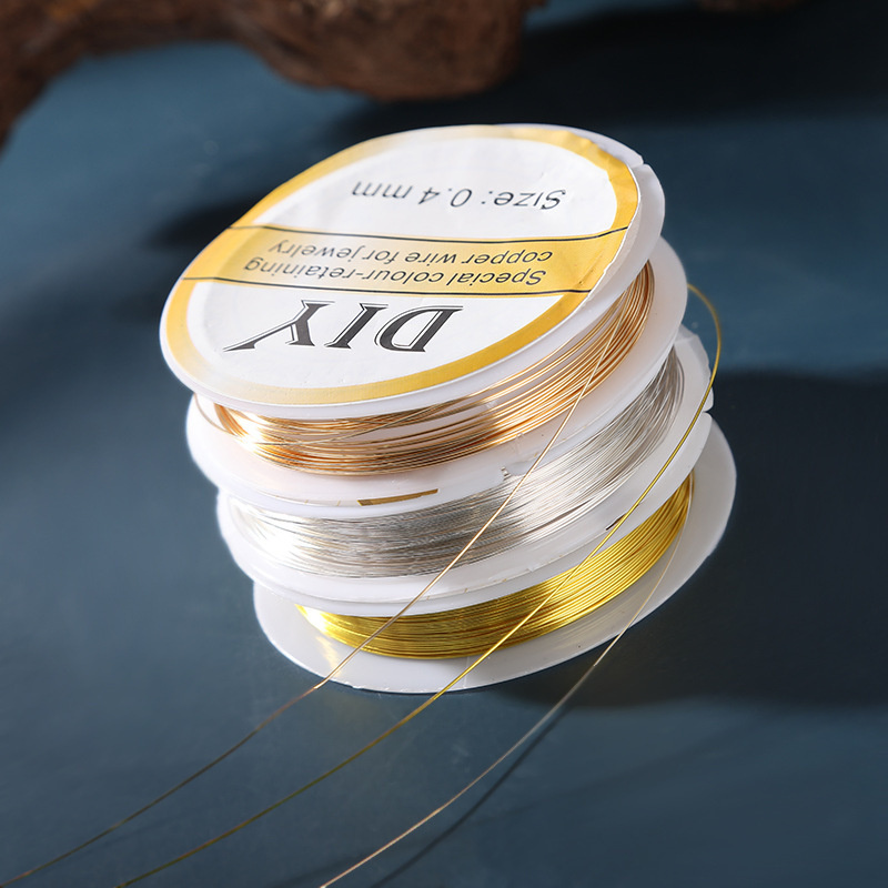 1Roll Silver Copper Wire 0.3/0 - Jewelry Making Wire ulasan dan harga