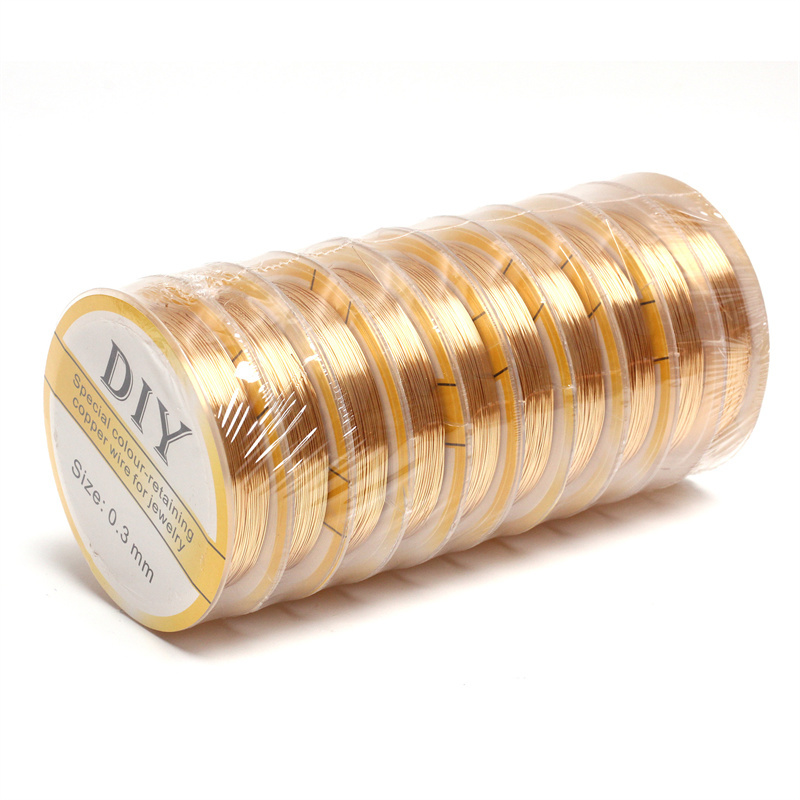 1Roll Silver Copper Wire 0.3/0 - Jewelry Making Wire ulasan dan harga