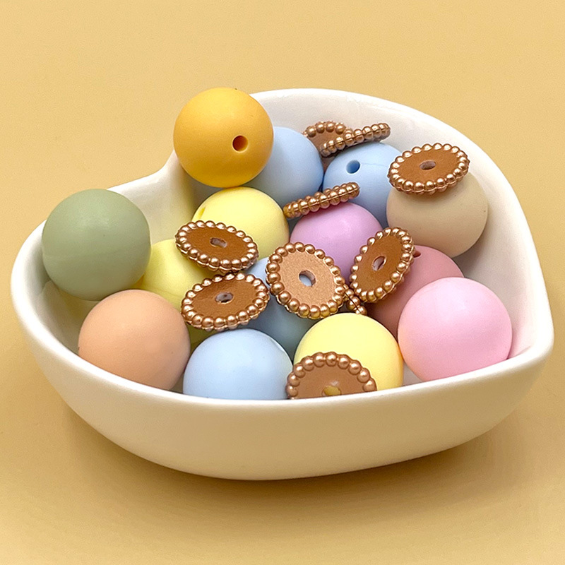 100pcs Gasket Silicone Beads 2 - Jewelry Making 3 Year Old ulasan dan harga