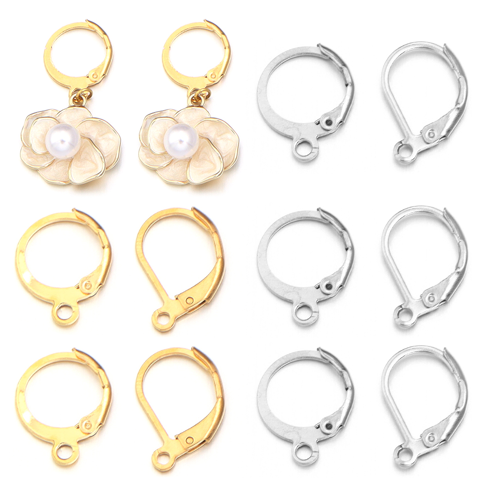 20pcs/lot Stainless Steel Ear  - Jewelry Making Articles ulasan dan harga