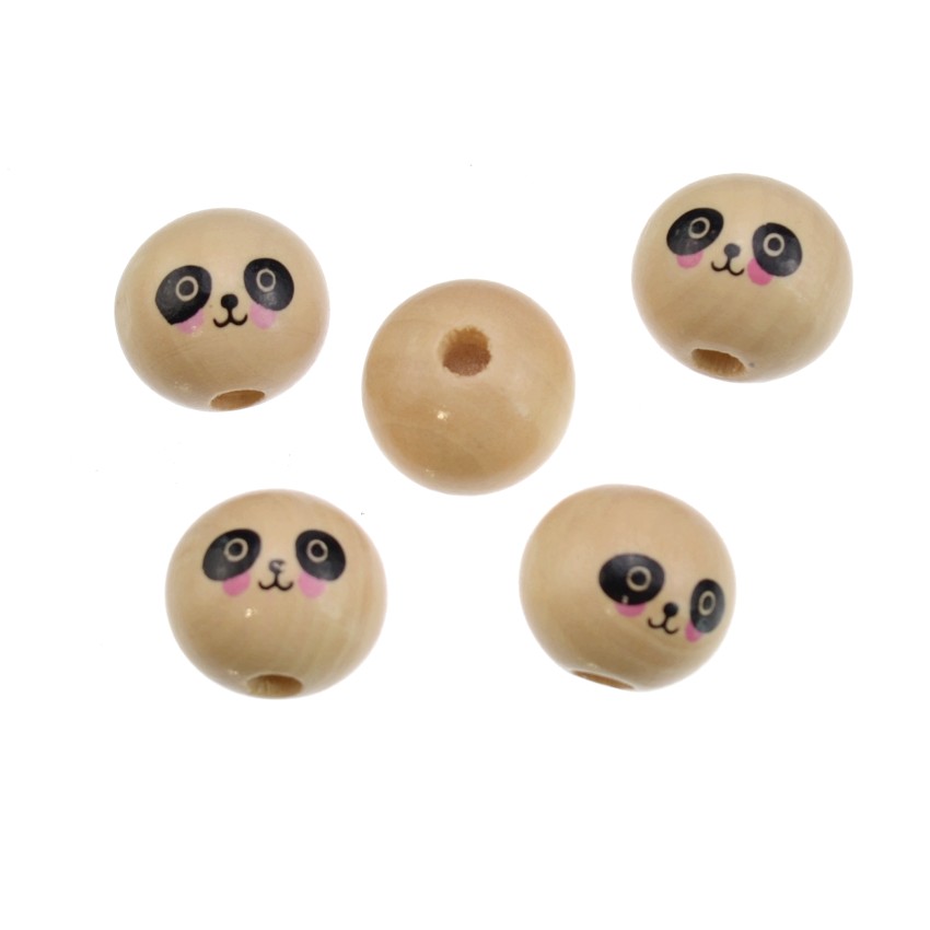 20/50PCs Smiling Face Wooden B - Jewelry Making 3 Year Old ulasan dan harga