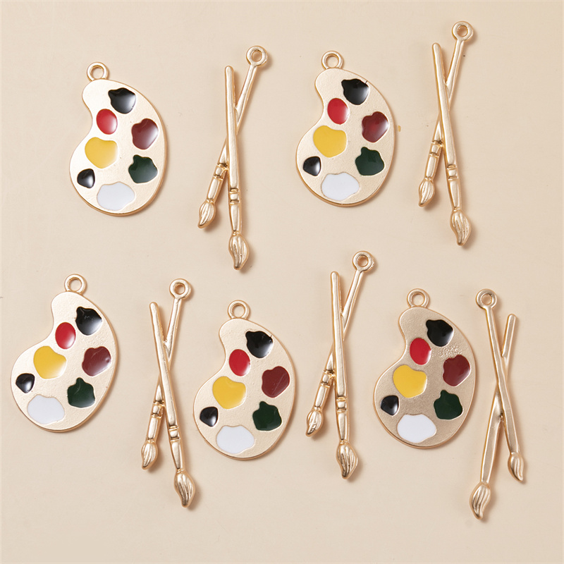 Trendy 10Pcs/PACK Fun Colorful - Jewelry Making Drawing ulasan dan harga