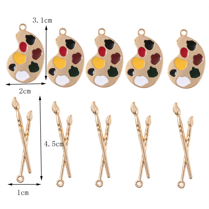 Trendy 10Pcs/PACK Fun Colorful - Jewelry Making Drawing ulasan dan harga