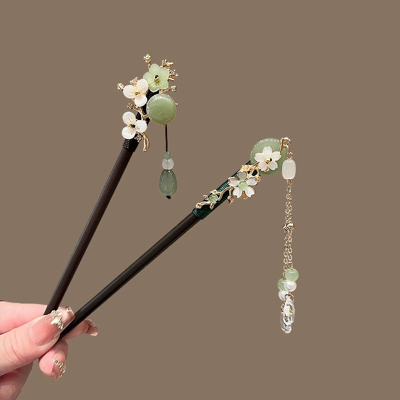 Antique Wooden Hairpin Women's - Jewelry Making Adults ulasan dan harga