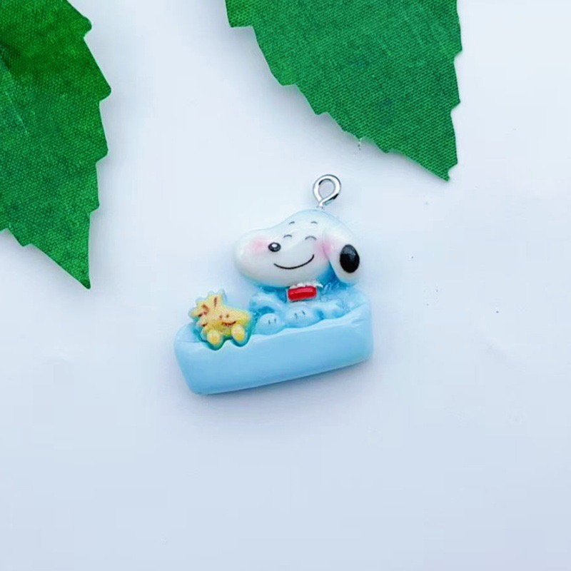 12pcs resin cartoon dog pendan - Jewelry Making Birthday Party ulasan dan harga