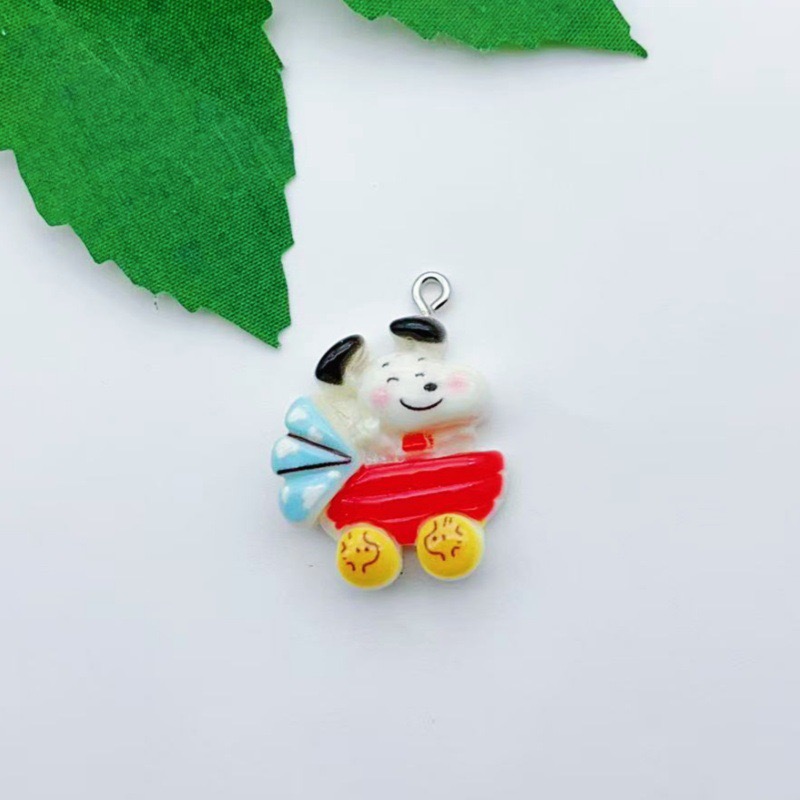12pcs resin cartoon dog pendan - Jewelry Making Birthday Party ulasan dan harga