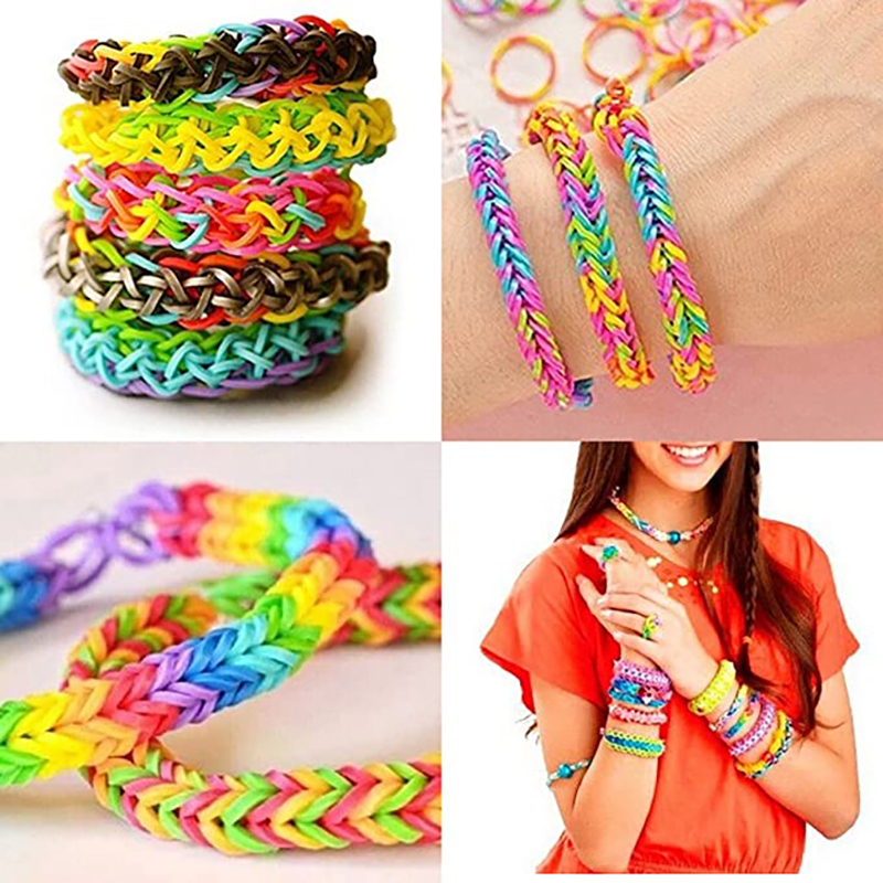 600 pieces Colorful Rubber Ban - Jewelry Making Hand Tools ulasan dan harga