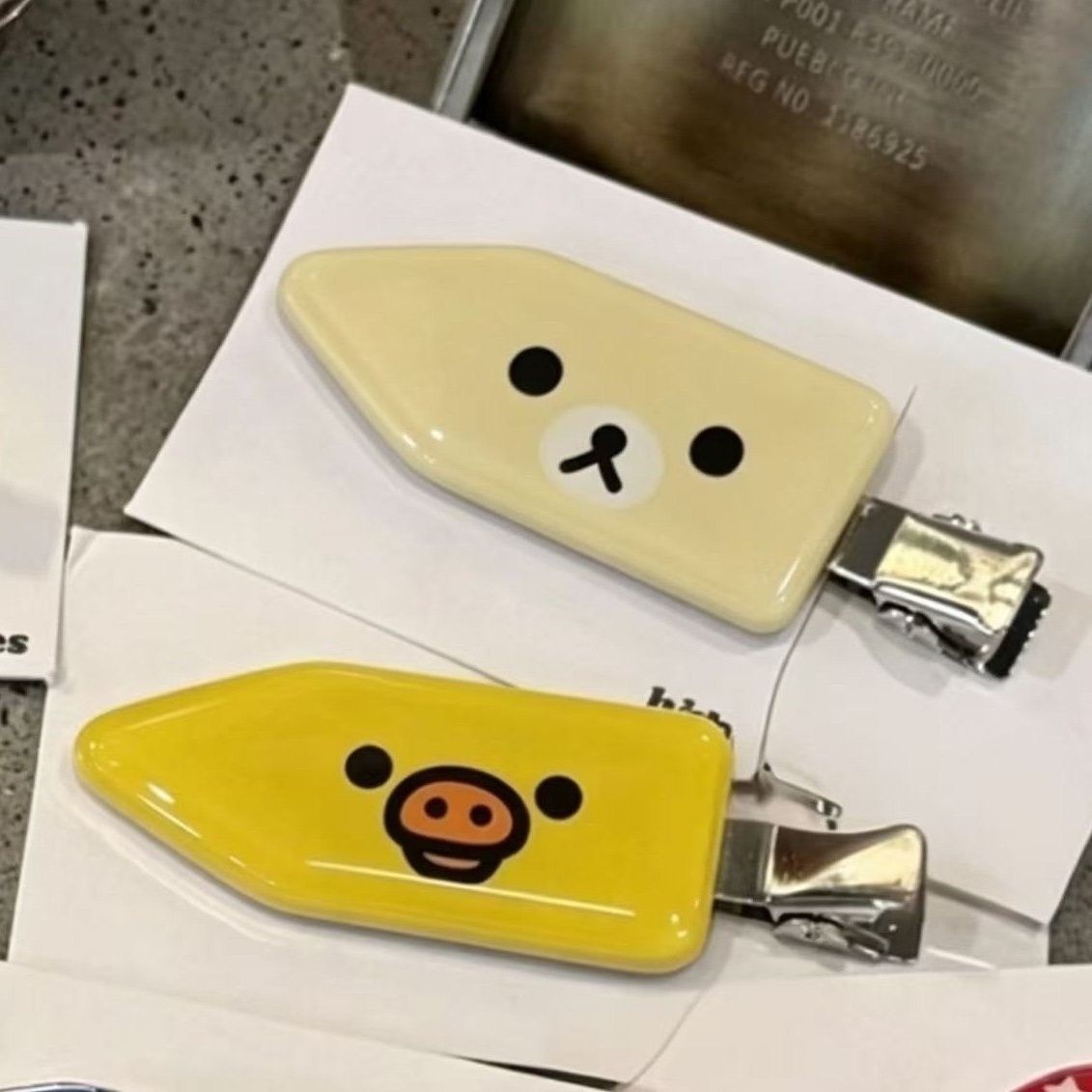 INS Bear Hair Clips Kiiroitori - Jewelry Making Adults ulasan dan harga