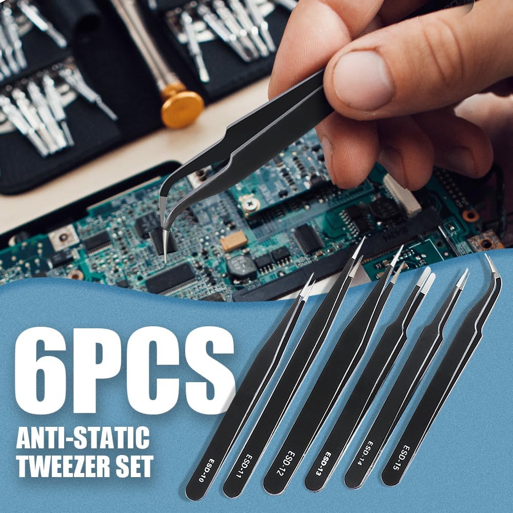 Precision Tweezers Set, Premiu - Jewelry Making Hand Tools ulasan dan harga