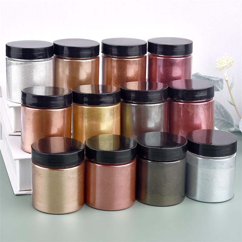50g Shimmer Metallic Gold Silv - Jewelry Making Uv Resin Kit ulasan dan harga