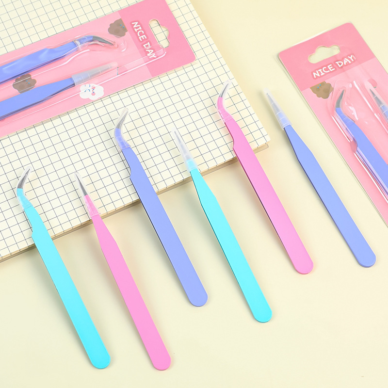 6pcs Tweezers Set - Angle and  - Jewelry Making Hand Tools ulasan dan harga