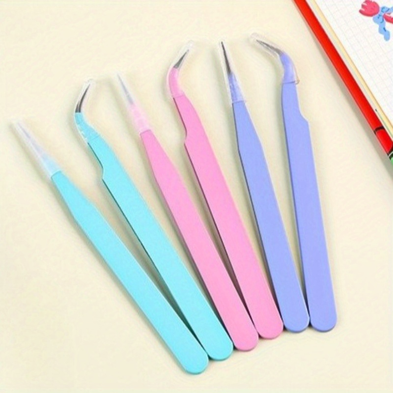 6pcs Tweezers Set - Angle and  - Jewelry Making Hand Tools ulasan dan harga