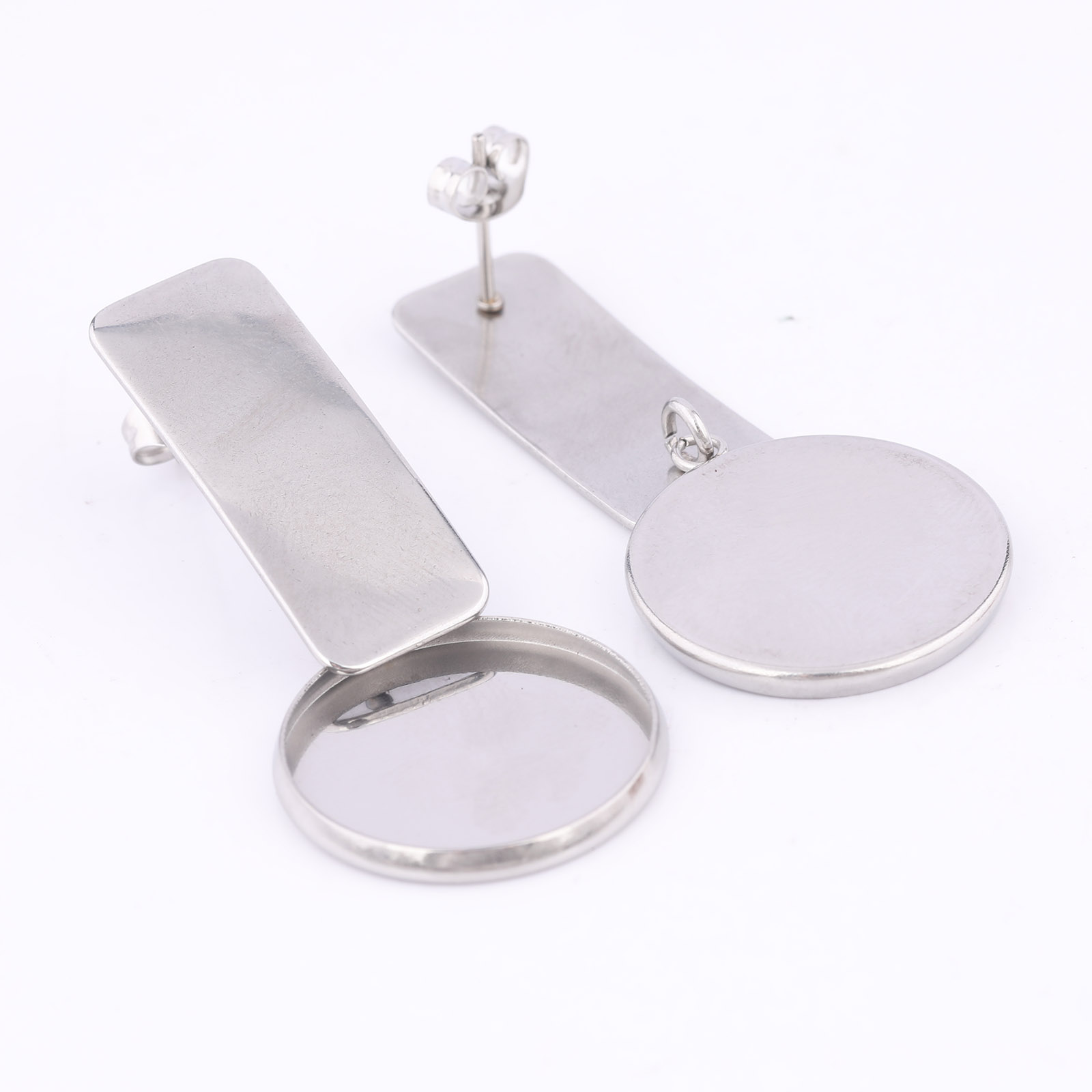 10pcs Stainless Steel Fit 20mm - Jewelry Making Soldering Kit ulasan dan harga