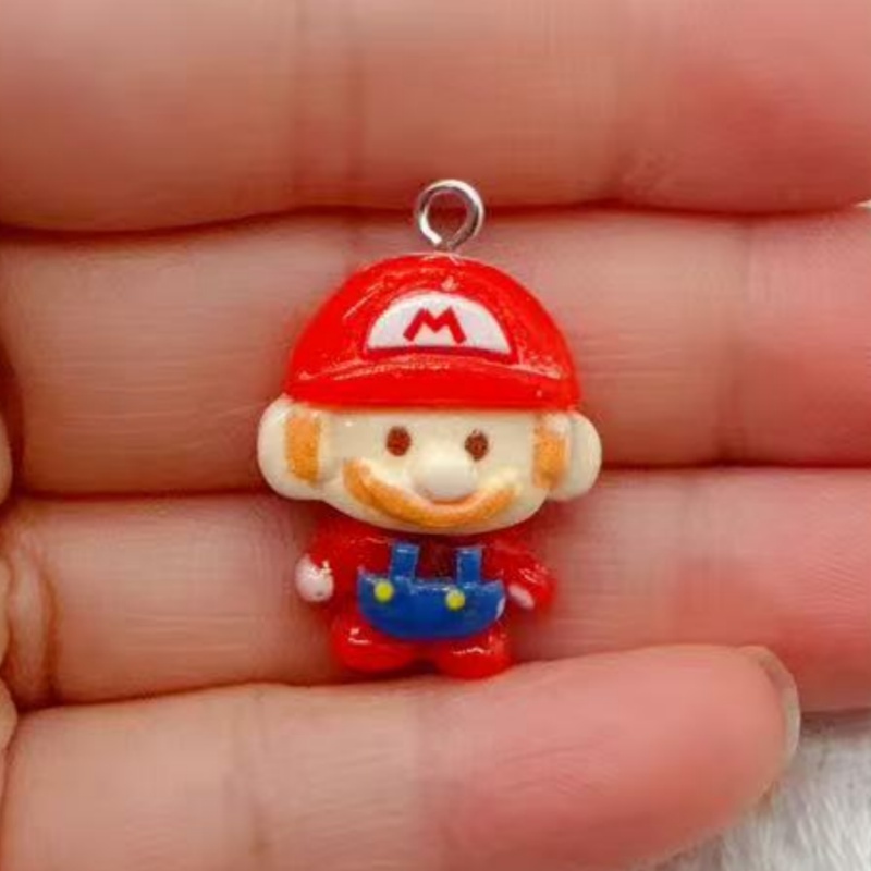 10pcs resin cartoon pendant, D - Jewelry Making Birthday Party ulasan dan harga