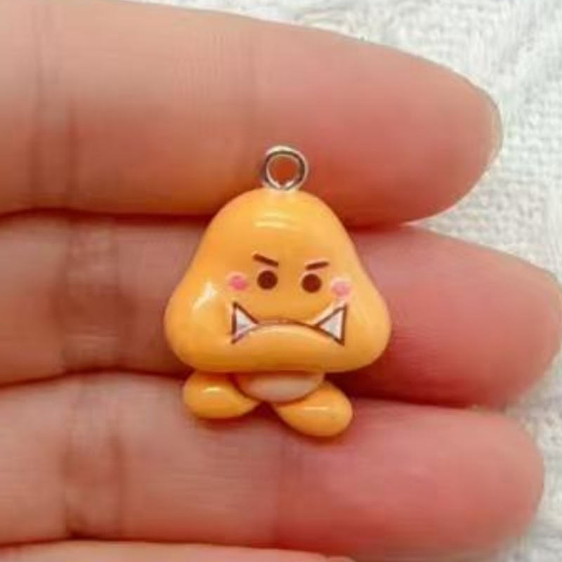 10pcs resin cartoon pendant, D - Jewelry Making Birthday Party ulasan dan harga