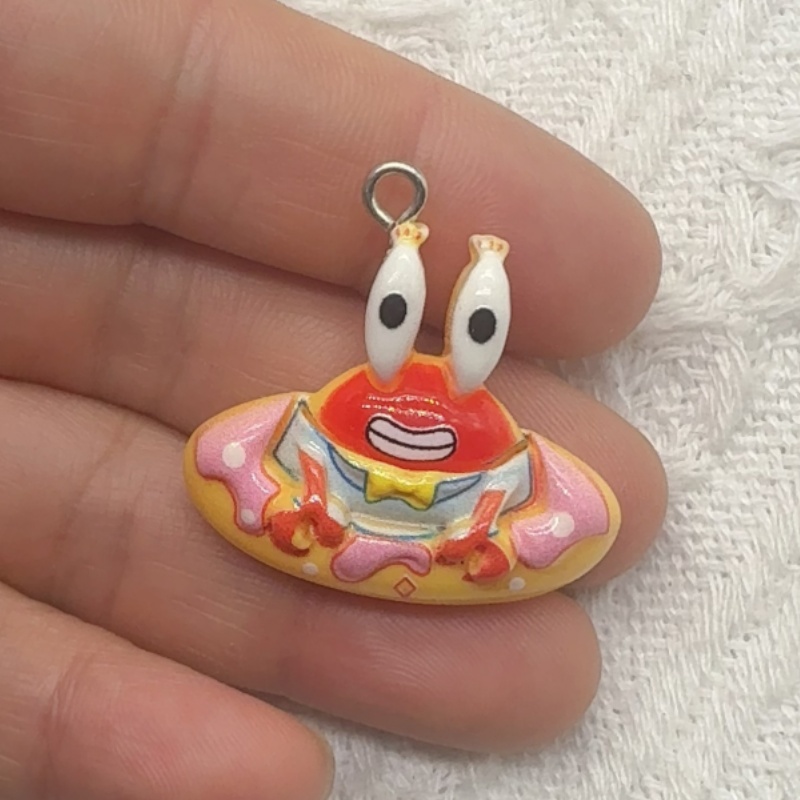 10pcs cartoon resin pendant, D - Jewelry Making Birthday Party ulasan dan harga