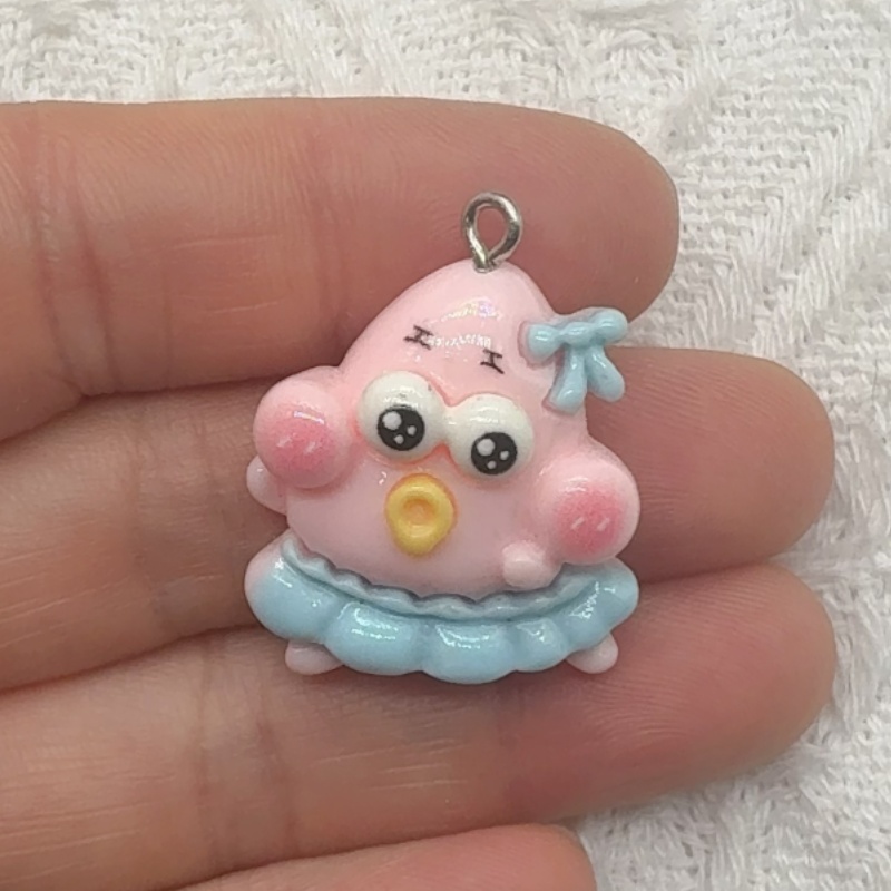 10pcs cartoon resin pendant, D - Jewelry Making Birthday Party ulasan dan harga