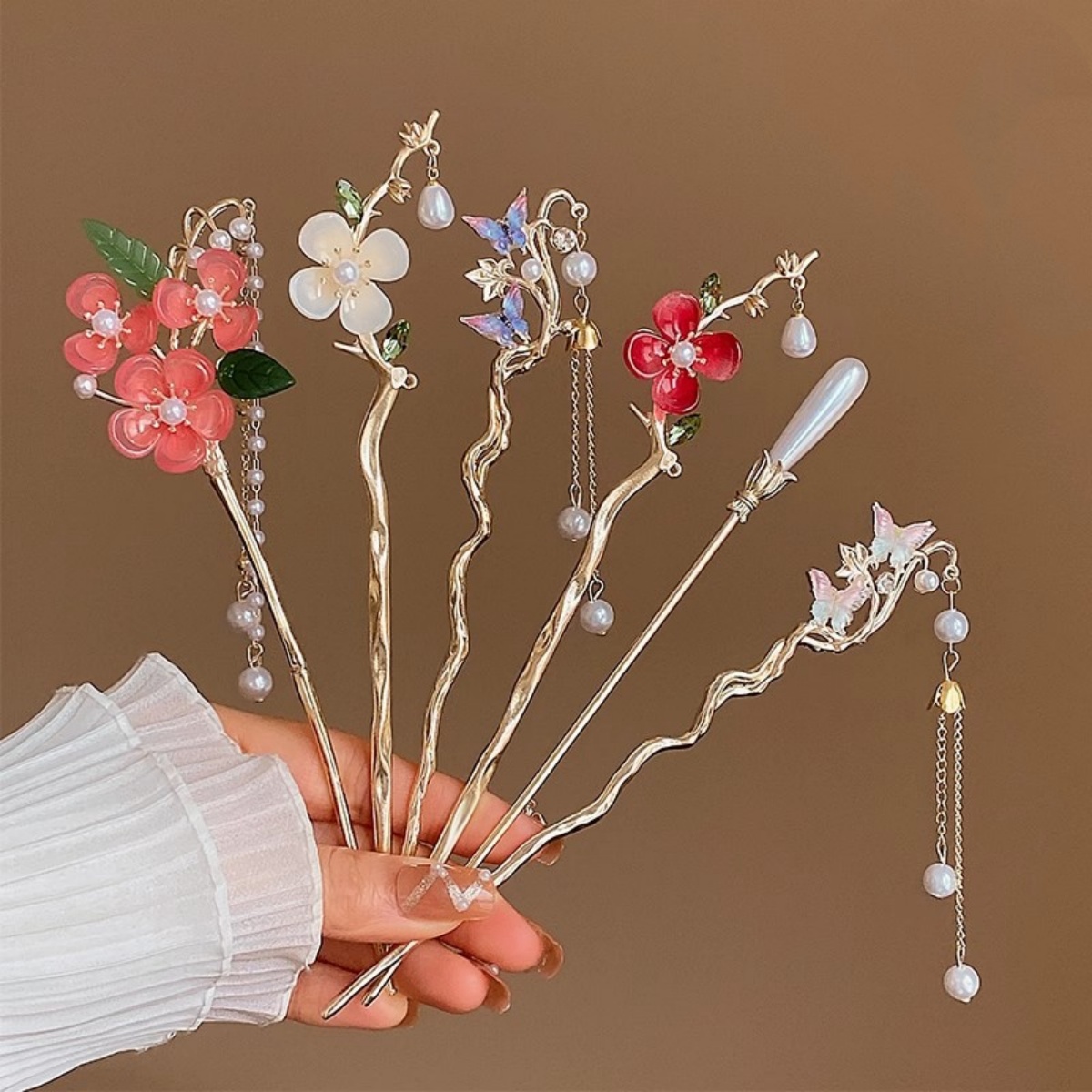 2025 New Flower Hairpin For Wo - Jewelry Making Adults ulasan dan harga