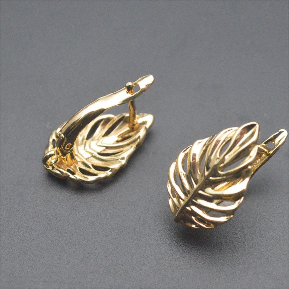 1/2Pcs 18K Gold Plated Brass L - Jewelry Making Articles ulasan dan harga
